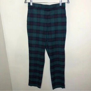 Banana Republic Green Plaid Hayden Pant Size 4P